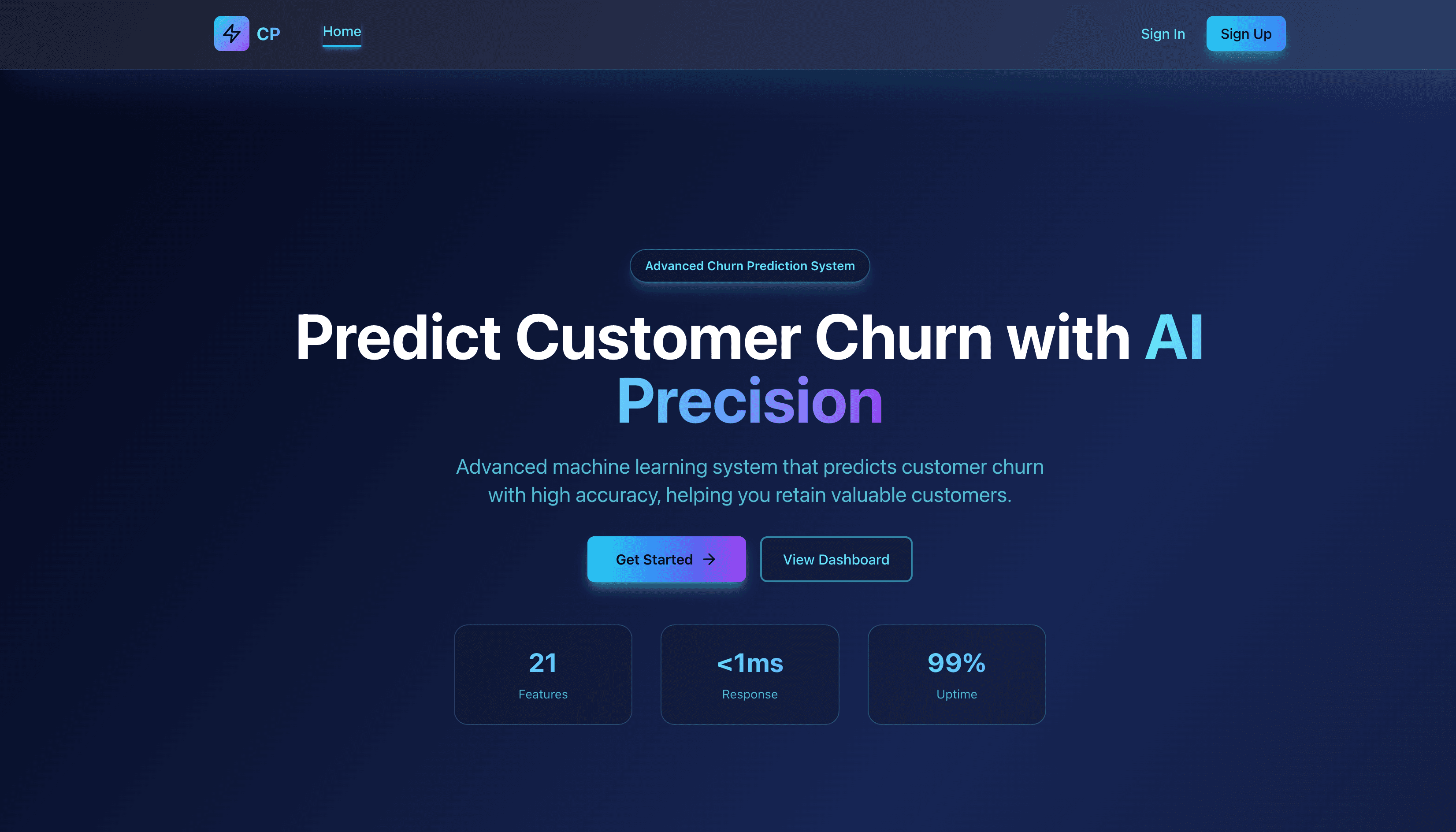 PredictChurn AI